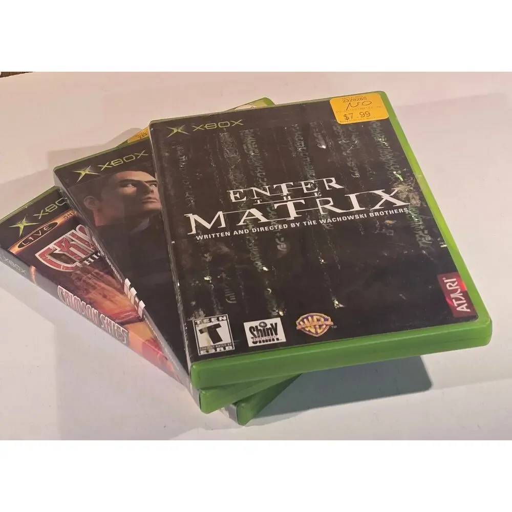 Original Xbox Game Lot Enter the Matrix Mission Impossible Crimson Skies
